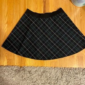 BDG green plaid skirt